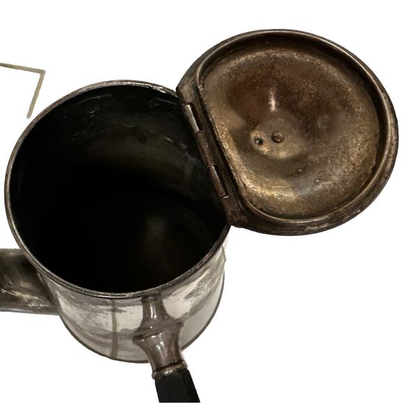 Vintage Indestructo Kettle Coffee Pot Number 1297 8 ” High 5” Round Benedict - Picture 5 of 7